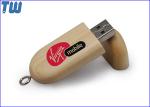 Dog Tag Type USB Pen Drive Bamboo Material Large Printing Area