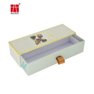 Quality FSC Wedding Chocolate Sliding Drawer Gift Boxes Matt Lamination wholesale