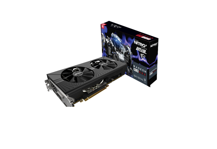 used dual fan RX580 8GB Graphics Card PCI Express 3.0 16x For AMD Sapphire