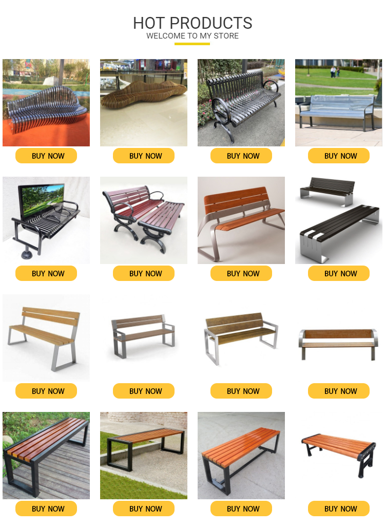 Waterproof SGS Certificate 1800mm Blue Metal Garden Bench