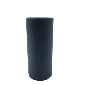 Quality Pantone Rigid Gift Boxes Paper PT03 Navy corrugated cardboard tube Boxes Tea Storage Packaging wholesale