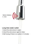 Kitchen 35mm Cartridge Polished Infrared Sensor Water Faucet