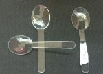 length 76mm Ice cream scoop small plastic spoon transparent colour