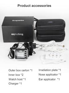 Quality High Blood Suger Semiconductor Laser Therapeutic Laser Watch Red Blue Light wholesale