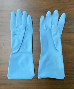 Quality Spray Flocklined Natural Rubber Latex Gloves For Cleaning Window wholesale