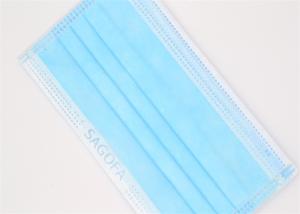 Quality 175*95mm Non Woven Face Mask 3 Ply Earloop Type Good Air Permeability wholesale