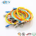 OM3 LC LC Connector Armored Fiber Optic Patch Cord