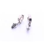 Wholesale cool earrings stainless steel body piercing jewelry skull huggie