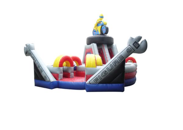 Outdoor kids inflatable playground , entertainment childrens bouncy castle