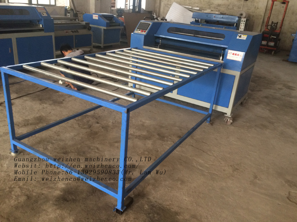 Automatic Kitchen Sponge Cutting Machine for Abrasive Pad and Scouring Pad in High Demand
