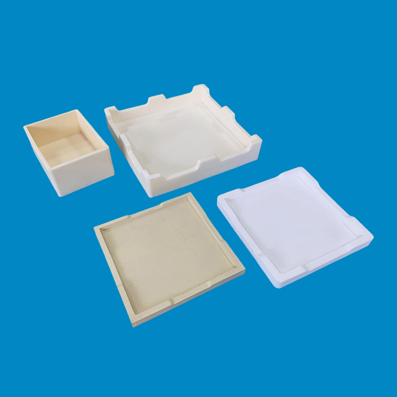 Corundum Mullite Settle Plate Ceramic Crucible For High Temperature Kiln Furnace