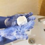 Food Grade Heat Resistant Soft Silicone Dish washing Gloves Silicone Gloves with