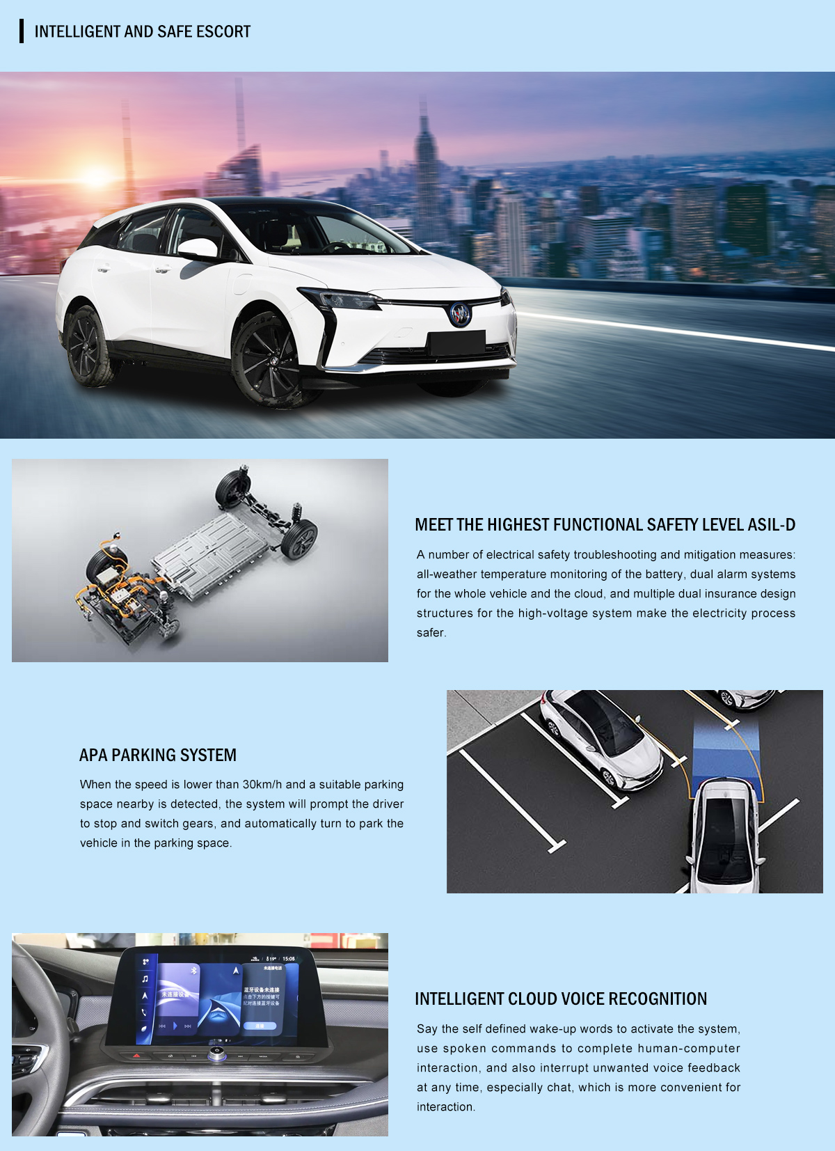 2023 2024 Energy Vehicles SAIC-GM Buick-Milan 6 Model EV Cars with Fast Charging Equipment within Rear-engine Rear-drive