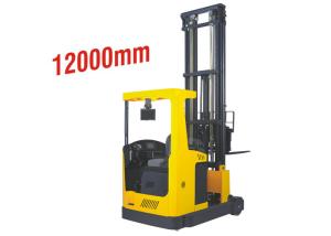 Quality Electric Mast Narrow Aisle Truck 12000mm Lifting Height Reach Type Yellow Color wholesale