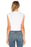 Wholesale 100% Cotton Customized Clothing White Sleeveless Crop Tank Top