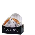 Customized Printing Paper Burger Chicken Box Disposable Fast Food Takeaway