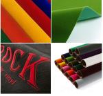 Stretchable Vinyl Flock Heat Transfer Film Roll 230 Micron For T-Shirt And