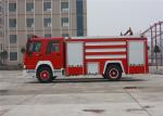 Water Tank Fire Fighting Vehicles 8-12 CBM 290 HP Emergency Rescue Vehicles
