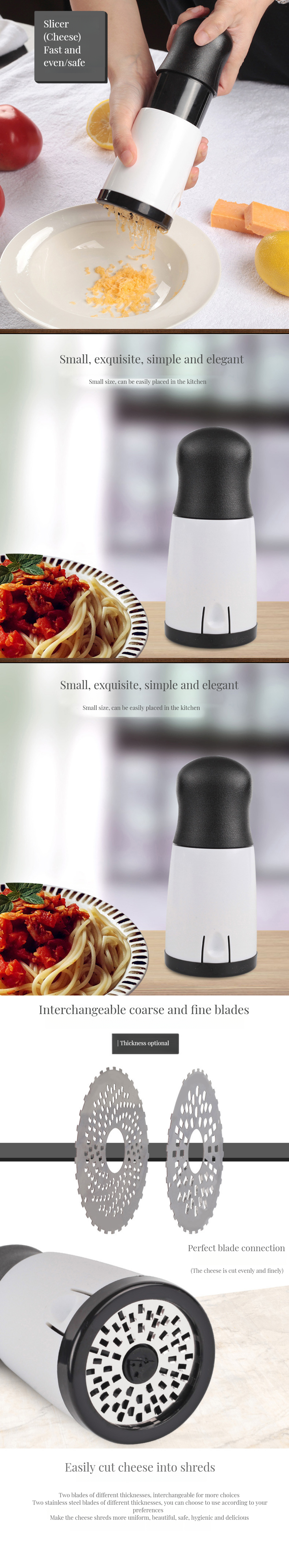 Customized Logo Bamboo Cheese Grater Slicer Kitchen Gadgets for DIY Butter and Pepper