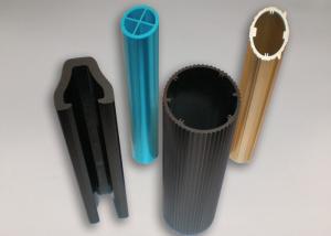 Quality T5 / T6 Anodized Aluminium Tube Profiles Powder Coated Aluminium Channel wholesale