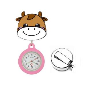 Quality Silicone Nurse Watches Cute Rabbit FOB Pocket Nurse Watch Medical Stretchable Watches Nurse Clocks Creative Fashion Doct wholesale