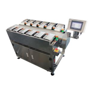 Quality 30WPM Vegetables Combination weigh Belt Scale PLC Control High Accuracy Grader wholesale