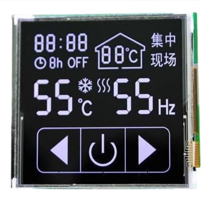 Customized TN HTN Monochrome LCD Display Screen For Electricity Meters