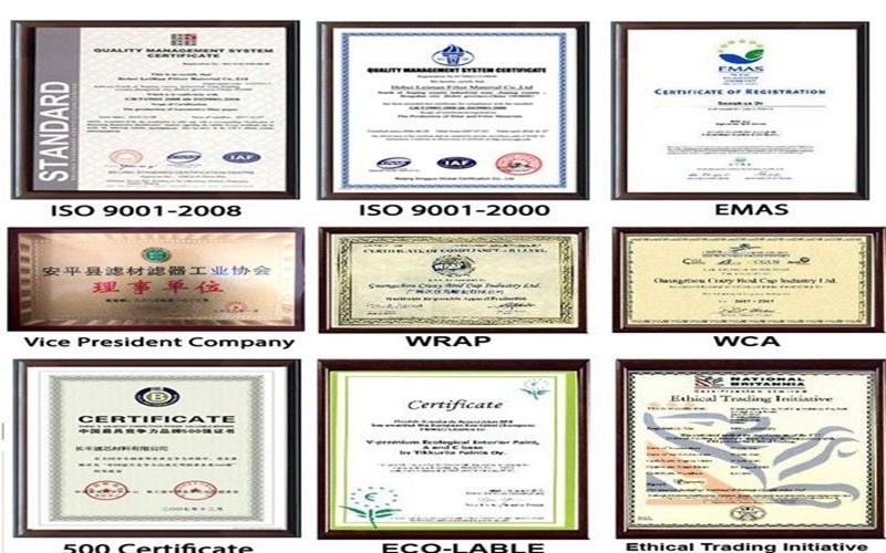 Industrial Non Woven Air Filter Paper Material 0.45mm Thickness
