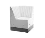 Customized Restaurant Single Card Seat High Back Fabric Hotel Coffee Shop Sofa