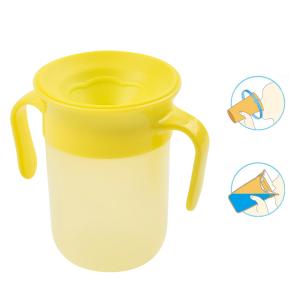 Quality 200ml Yellow Kids Silicone Cup Sippy Cup 8 Month Old Baby wholesale