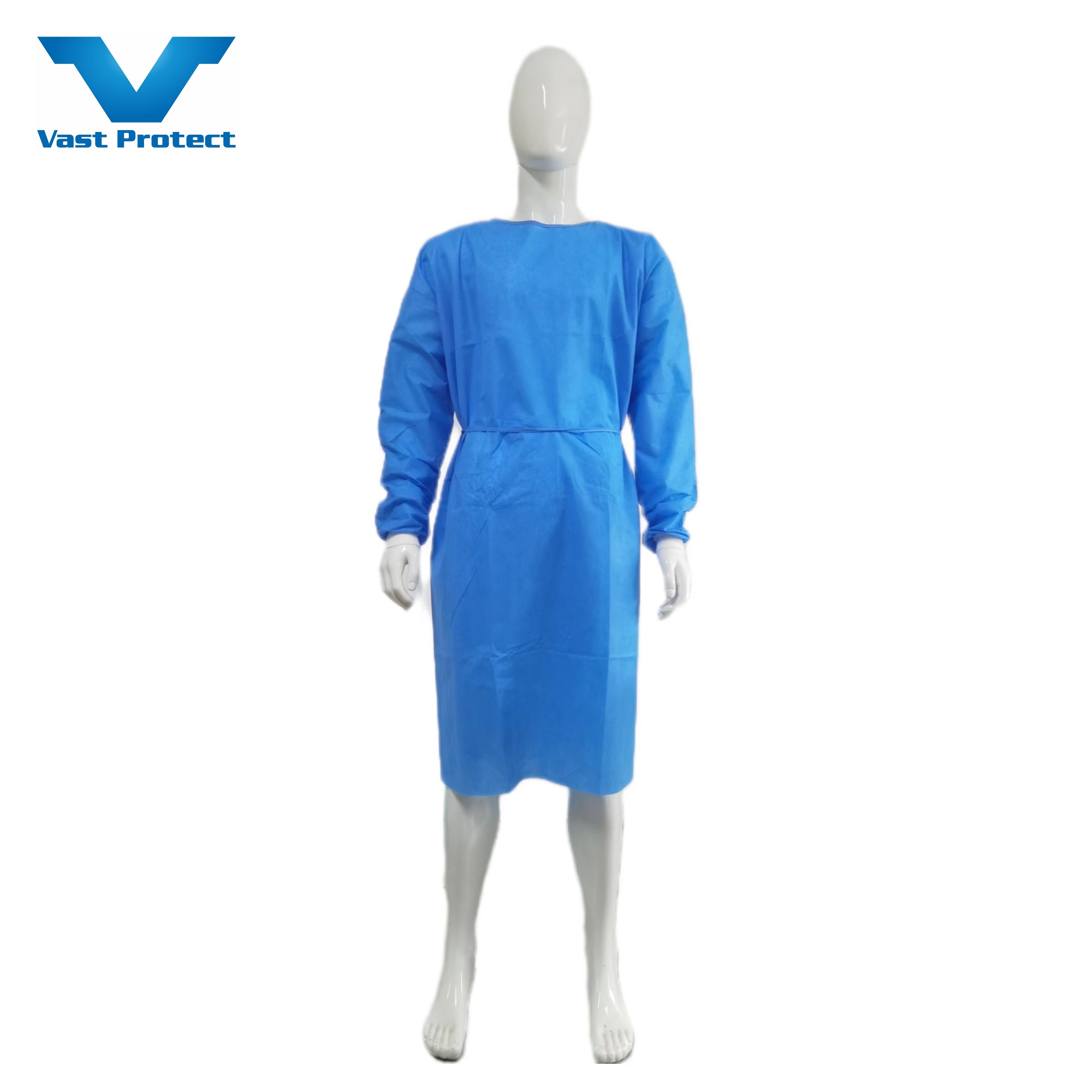 45gsm Sterile SMS Medical Surgical Gown For Dental Hospital Operation Protective