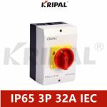 230-440V 63A 3 Pole Isolator Switch IP65 IEC Standard Waterproof