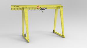 Quality Outdoor Material Handling Single Girder Crane 35 Tons With Electric Wire Rope Hoist wholesale