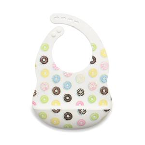 Quality EN71 Baby Silicone Bib With Food Catcher wholesale