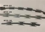 Garden Barbed Coil Razor Barb Wire Helical Wire Roll Galvanized Steel