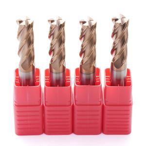 Quality Square End Mill, HRC55, 4 flutes, Carbide, TiSiN Coating wholesale