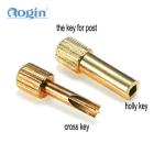 Stainless Steel / Titanium Dental Screw Post 120/240pcs Provide OEM Service