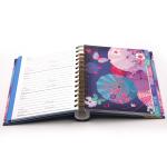 Concealed Address Label Spiral Notebook Printing Service 176*190mm FSC