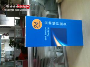 Quality outdoor waterproof 3d led lighting advertising bank light box wholesale