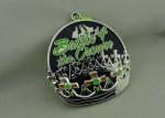 Zinc Alloy Die Casting Silver Martial Arts Medals 3D Medal 3.5 Inch