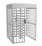 Access Control High Security Stainless Steel Full Height Turnstile