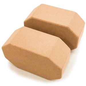 Quality Antibacterial Octagonal Yoga Cork Blocks For Pilates Meditation Support OEM wholesale