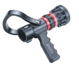 Quality Flow Aluminum / Brass Fire Hose Nozzle Storz Type With Pistol Grip Adjust wholesale