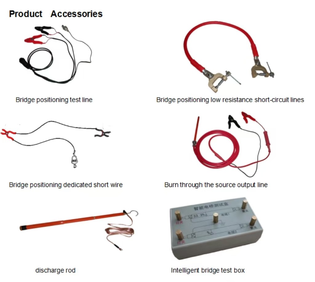 Digital Portable cable fault location 0-60kV 600mA High Voltage Burn Through Bridge