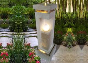 Quality Light Ball Marble Effect Wood Rattan Garden Fountain wholesale