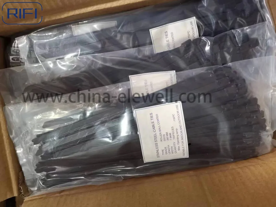 Rifi Factory Stainless Steel Ss. Cable Tie Naked Stainless Steel Ball Self-Lock