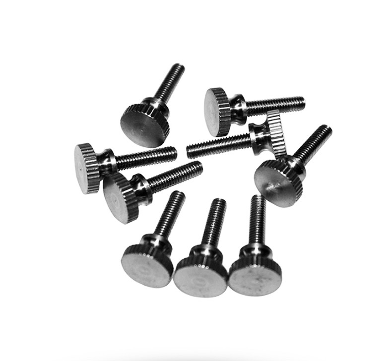 18-8 Stainless Steel Flared-Collar Knurled-Head Thumb Screws Knurled-Head Adjustment Screws