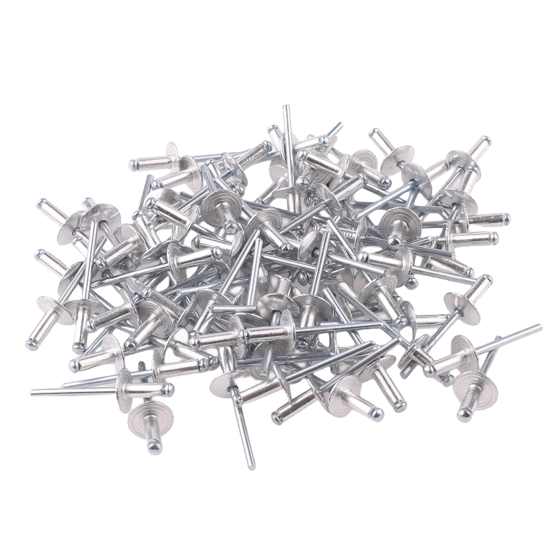 White Finish Dome Head Open End Blind Rivet for Customer Requirements in Stainless Steel