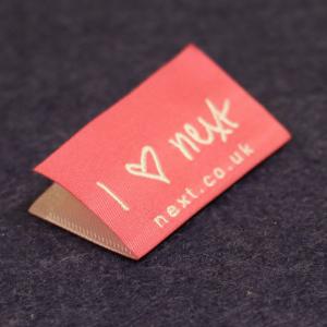 Quality Branded Name Woven Apparel Labels With Logo Personalized Garment Labels wholesale