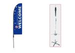 Personalised Outdoor Promotional Flags And Banners Advertising Usage BSCI